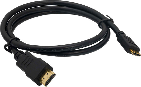 De Tech HDMI 2.0 Cable HDMI male - mini HDMI male 1.5m Μαύρο (18066)