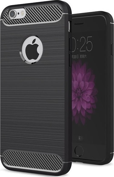 Forcell Carbon Armor Back Cover Μαύρο (iPhone 6/6s)