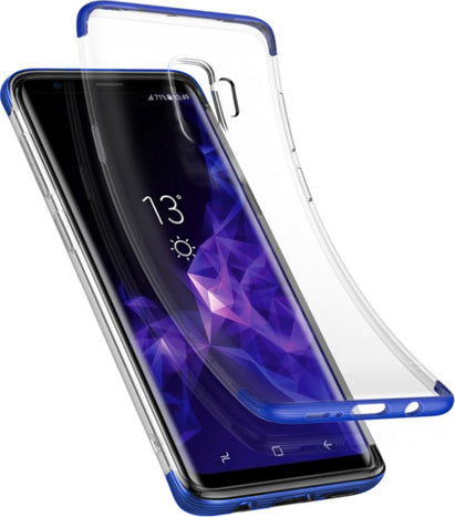 Baseus Armor Back Cover Διαφανές Μπλε (Galaxy S9+)