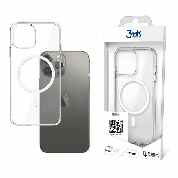 3MK MagCase Back Cover Σιλικόνης Διάφανο (iPhone 13 Pro Max)