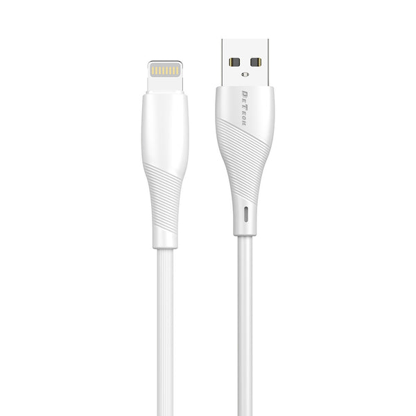 De Tech DE-44i2 USB-A to Lightning Cable Λευκό 2m (40268)