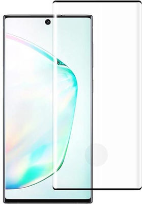 3D Full Face Tempered Glass Μαύρο (Galaxy Note 10+)