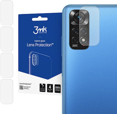 3MK Lens Protection 4 pcs Προστασία Κάμερας Tempered Glass για το Redmi Note 11